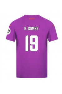 Wolves Rodrigo Gomes #19 Jalkapallovaatteet Kolmaspaita 2024-25 Lyhythihainen